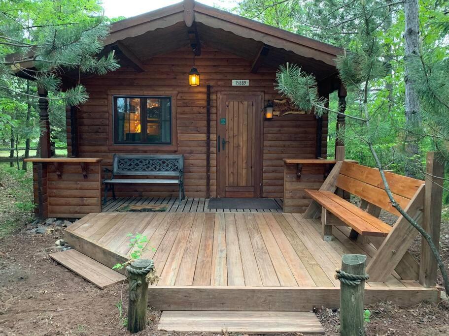 Honeybear Hideaway Cabin Hayward Eksteriør billede